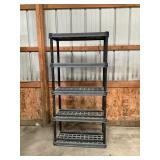 Free standing shelves