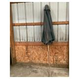 Canvas umbrella and stand