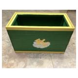 Care bear wooden toy box
