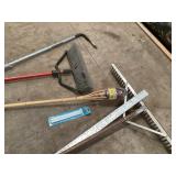 Tiki Torch, Allum Field Rake, Drain Snake