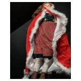 3 ft porcelain Christmas doll