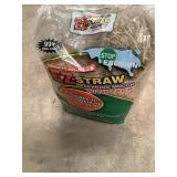 Bag of E2 straw- seeding mulch