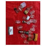 Toothpick holder and shot glasses