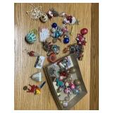 Vintage Christmas decorations and ornaments