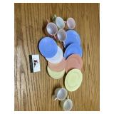 Hazel atlas little hostess 1950s tea set