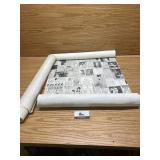 Heavy Vinyl wallpaper looks like newspaper