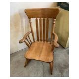 Quartersawn oak rocking chair