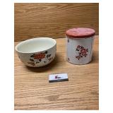 HALLS kitchen ware Poppy pattern