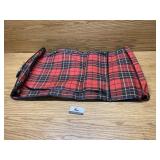 Plaid folding luggage
