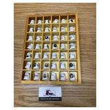 35 president Thinbles in Wooden case