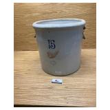 15 gallon red wing stoneware crock