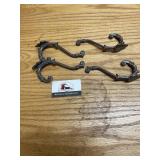 Cast-iron coat hooks
