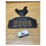 Farm fresh eggs sign