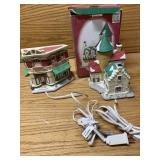 Lighted Christmas village
