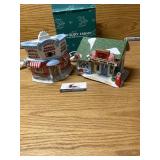 Lighted Christmas houses