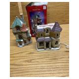 Lighted Christmas houses