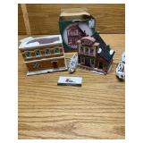 Lighted Christmas village