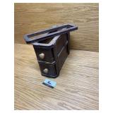 OAk sewing machine drawers