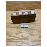 Sugar mold with candles