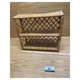 Wicker shelf