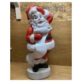 Approximately 46 inch tall blow mold Santa Claus