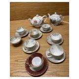 cups And saucer tea pots