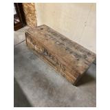 Approximately 46 inch immigrants trunk