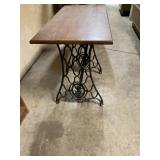 Singer sewing machine table