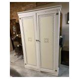 Painted cabinet 79 tall 48 wide 12 deep
