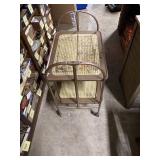 Folding kitchen cart