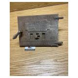 Cast-iron stove door