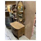 Quartersawn oak princess dresser