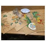 Japanese bamboo wall art