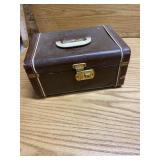 Vintage train suitcase