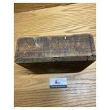 Air rifle shot dovetailed wooden box