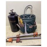 Pipe clamps and tools