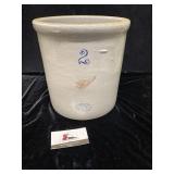 2 gallon red wing stoneware crock