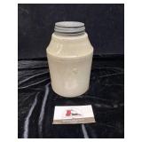 Stoneware crock canning Jar Macomb pottery