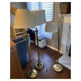 Three floor lamps