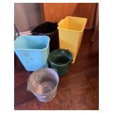 Garbage cans and buckets
