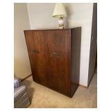 Walnut dresser 55 1/2 tall 44 wide 19 deep