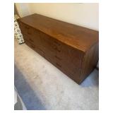 Walnut dresser handmade very  heavy