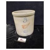 3 gallon red wing stoneware crock