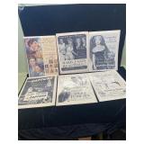 Movie posters from magazines