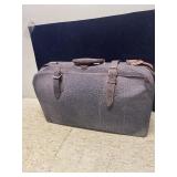 Leather vintage suitcase