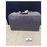 Vintage leather suitcase