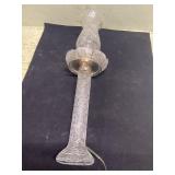 Cut glass lamp