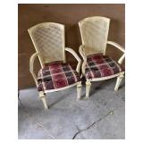 Table and four chairs