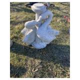 Concrete bird bath bottom