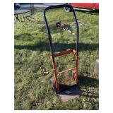 Folding four wheeled dolly